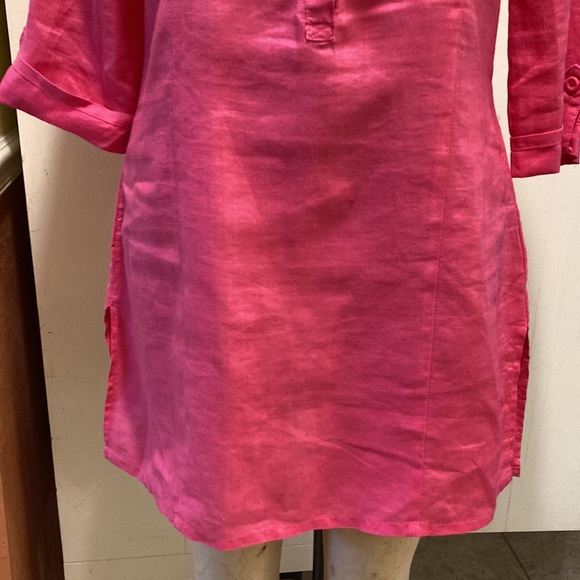 Long Linen Blouse - Picture 2 of 5